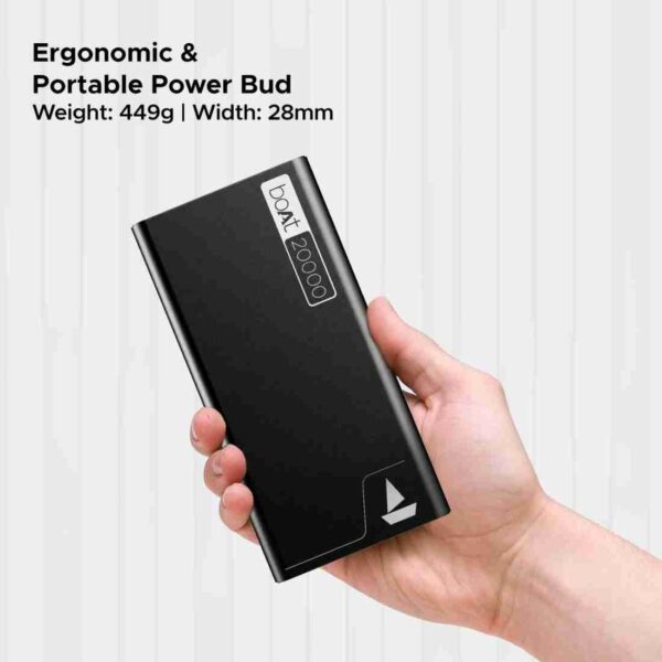 Boat Power Bank 20000 MH Black - Image 2
